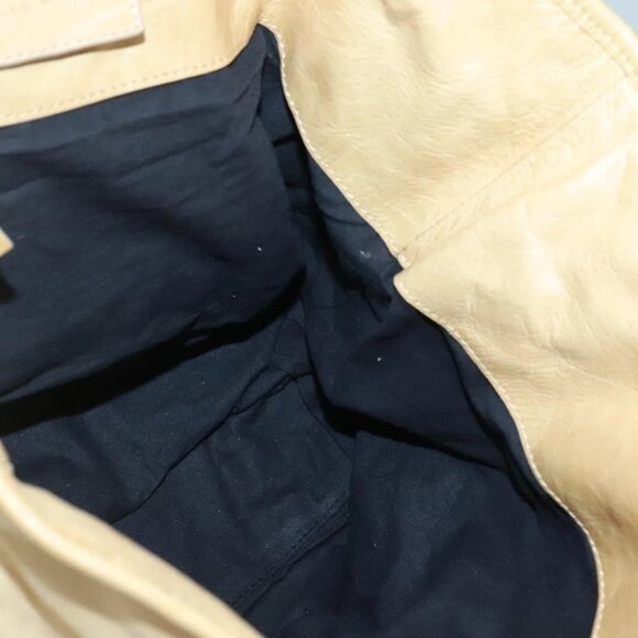 BALENCIAGA The Sunday Hand Bag Leather Beige Auth 132424 - Picture 10 of 16